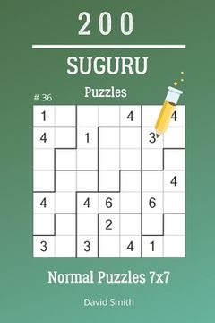 portada Suguru Puzzles - 200 Normal Puzzles 7x7 vol.36 (en Inglés)