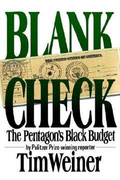 portada blank check: the pentagon's black budget (en Inglés)