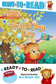portada Daniel Tiger Ready-To-Read Value Pack: Thank you Day; Friends Help Each Other; Daniel Plays Ball; Daniel Goes out for Dinner; Daniel Feels Left Out; Pre-Level 1: Daniel Tiger'S Neighborhood) (en Inglés)