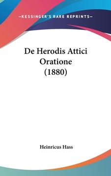 portada De Herodis Attici Oratione (1880) (en Latin)