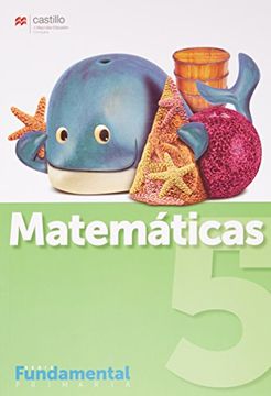 portada Matematicas 5 Serie Fundamental. Primaria