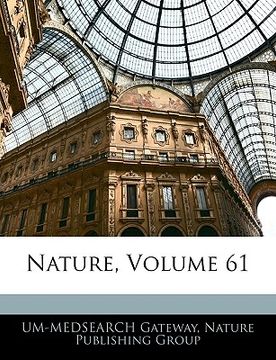 portada nature, volume 61 (en Inglés)