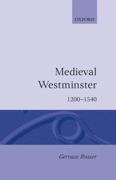 portada Medieval Westminster 1200-1540 (en Inglés)