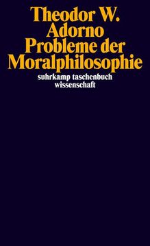 portada Probleme der Moralphilosophie (Suhrkamp Taschenbuch Wissenschaft) (en Alemán)