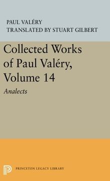 portada Collected Works of Paul Valery, Volume 14: Analects (Princeton Legacy Library) (en Inglés)