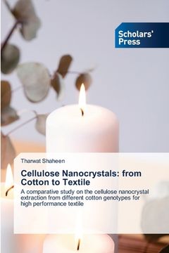 portada Cellulose Nanocrystals: from Cotton to Textile (en Inglés)