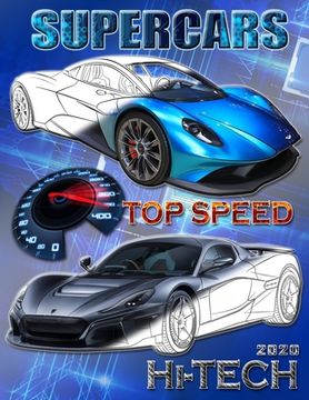 portada Supercars top speed: 2020 Coloring book for all ages (in English)