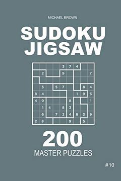 portada Sudoku Jigsaw - 200 Master Puzzles 9x9 (Volume 10) (in English)
