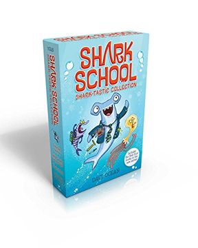 portada Shark School Shark-tastic Collection Books 1-4: Deep-Sea Disaster; Lights! Camera! Hammerhead!; Squid-napped!; The Boy Who Cried Shark (en Inglés)