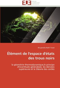 portada Element de L'Espace D'Etats Des Trous Noirs