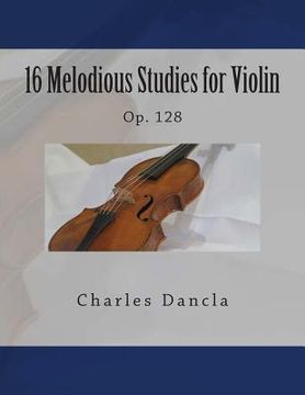 portada 16 Melodious Studies for Violin: Op. 128
