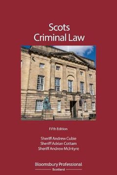 portada Scots Criminal Law (en Inglés)