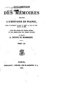 portada Collection Des Memoires Relatifs a l'Histoire de France - Tome LII (in French)