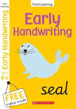 portada Writing Workbook for Ages 3-5 (Book 2): This Preschool Activity Book Introduces Cursive Writing and Includes a Free Video and Rewards Certificate (Scholastic First Learning) (en Inglés)