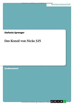 portada Das Konzil Von Nicaa 325 (German Edition)