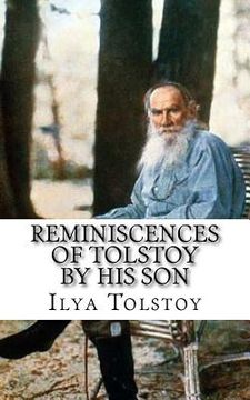 portada Reminiscences of Tolstoy by His Son (en Inglés)