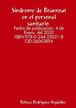 portada Sindrome de Bournout en el Personal Sanitario (in Spanish)