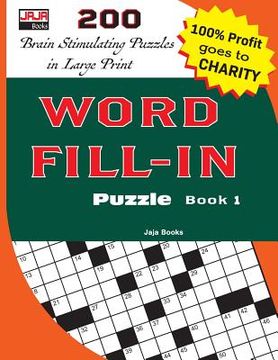 portada Word Fill-In Puzzle Book 1 (in English)