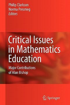portada critical issues in mathematics education: major contributions of alan bishop (en Inglés)