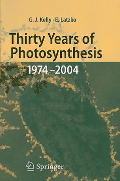 portada thirty years of photosynthesis: 1974 - 2004 (en Inglés)