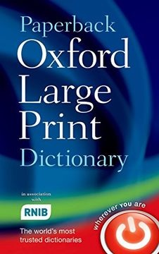 portada Paperback Oxford Large Print Dictionary