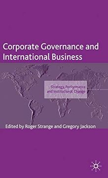 portada Corporate Governance and International Business: Strategy, Performance and Institutional Change (The Academy of International Business) 