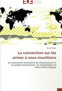 portada La Convention Sur Les Armes a Sous-Munitions