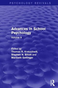 portada Advances in School Psychology: Volume 8 (en Inglés)