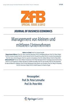 portada Management von Kleinen und Mittleren Unternehmen (in German)
