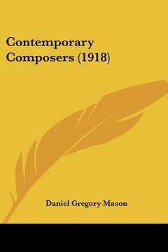 portada contemporary composers (1918) (in English)