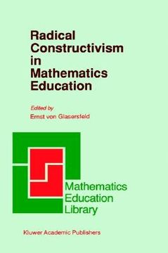 portada radical constructivism in mathematics education (en Inglés)