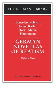 portada german novellas of realism, ii (en Inglés)