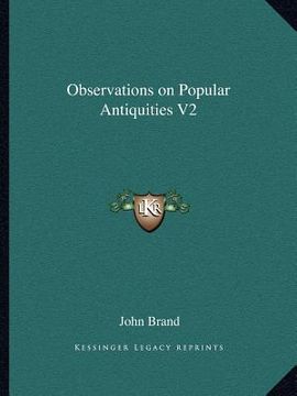portada observations on popular antiquities v2 (en Inglés)