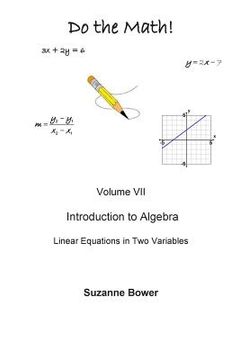 portada Do the Math: Linear Equations in Two Variables (en Inglés)