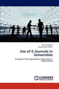 portada use of e-journals in universities (en Inglés)