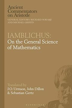 portada Iamblichus: On the General Science of Mathematics (Ancient Commentators on Aristotle) 