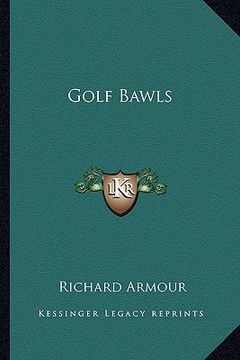 portada golf bawls (in English)