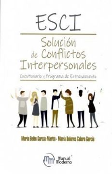 portada Esci Solucion de Conflictos Interpersonales (in Spanish)