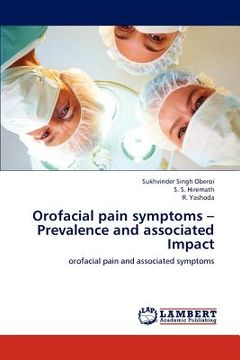 portada orofacial pain symptoms - prevalence and associated impact (en Inglés)