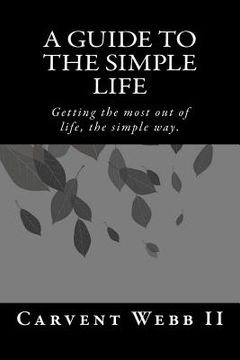 portada a guide to the simple life (en Inglés)