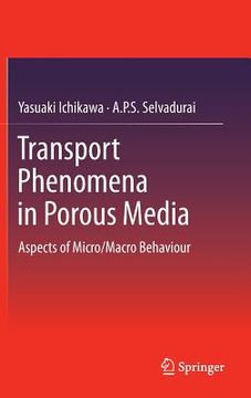 portada transport phenomena in porous media (en Inglés)