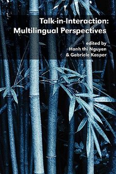 portada talk-in-interaction: multilingual perspectives (en Inglés)