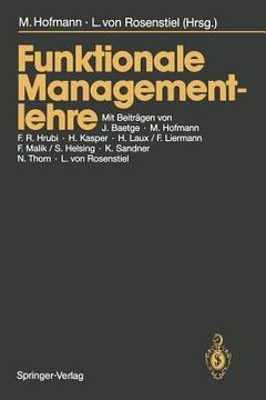 portada Funktionale Managementlehre (in German)