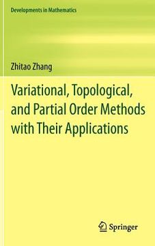 portada variational, topological, and partial order methods with their applications (in English)