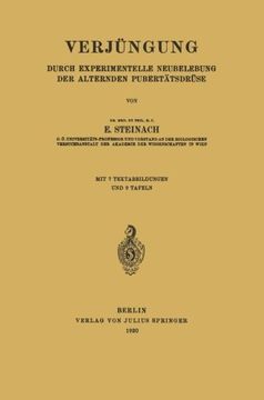 portada Verjüngung: Durch Experimentelle Neubelebung der Alternden Pubertätsdrüse (German Edition)