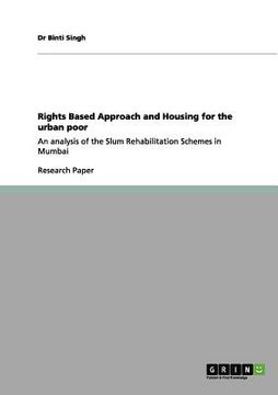 portada rights based approach and housing for the urban poor (in English)