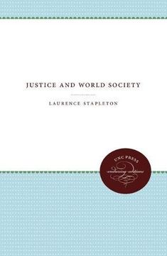 portada Justice and World Society
