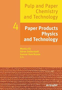 portada Paper Products Physics and Technology (Pulp and Paper Chemistry and Technology) (en Inglés)
