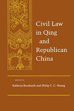portada Civil law in Qing and Republican China (en Inglés)