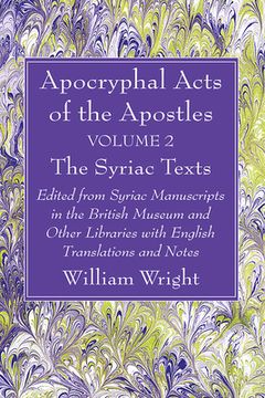 portada Apocryphal Acts of the Apostles, Volume 2 The English Translations